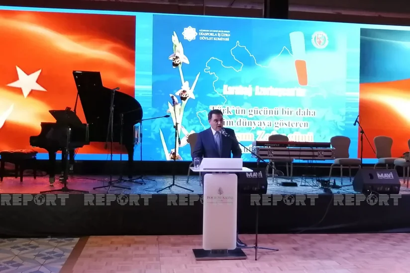 Qarabağ qələbəsinin birinci ildönümü İstanbulda qeyd edilib