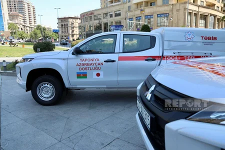 Qazax və Samux xəstəxanalarına yeni təcili tibbi yardım avtomobilləri verilib