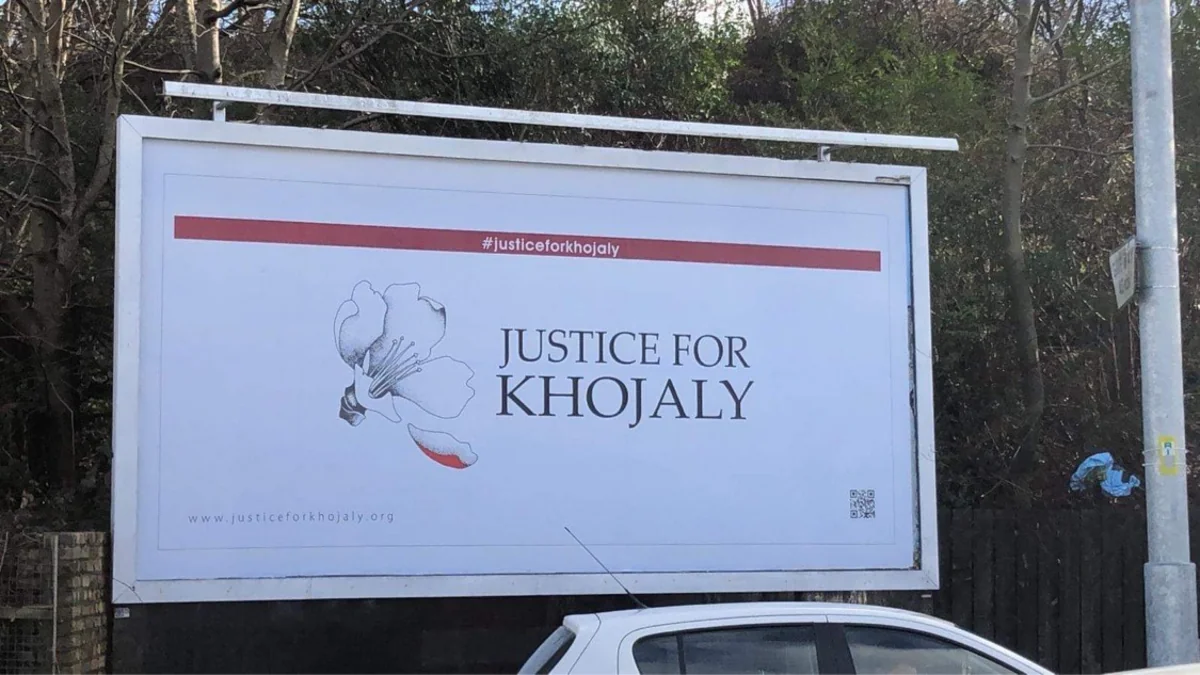 Britaniyanın daha bir şəhərində Xocalıya ədalət tələbi ilə lövhələr quraşdırılıb