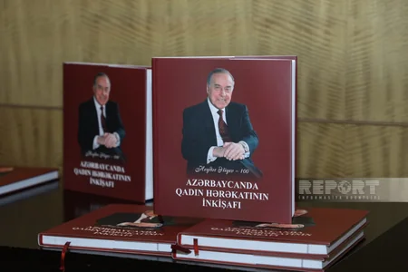 “Heydər Əliyev-100 Azərbaycanda qadın hərəkatının inkişafı” kitabının təqdimat mərasimi keçirilib
