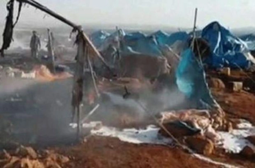 ​Suriyada qaçqın düşərgəsi bombalanıb, 17 nəfər ölüb, 40 nəfər yaralanıb