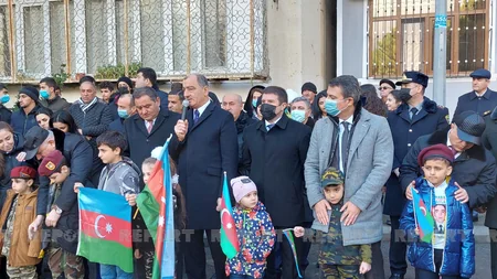 Xüsusi Təyinatlı Qüvvələrin şəhid zabitinin adına xatirə bulağının açılışı olub