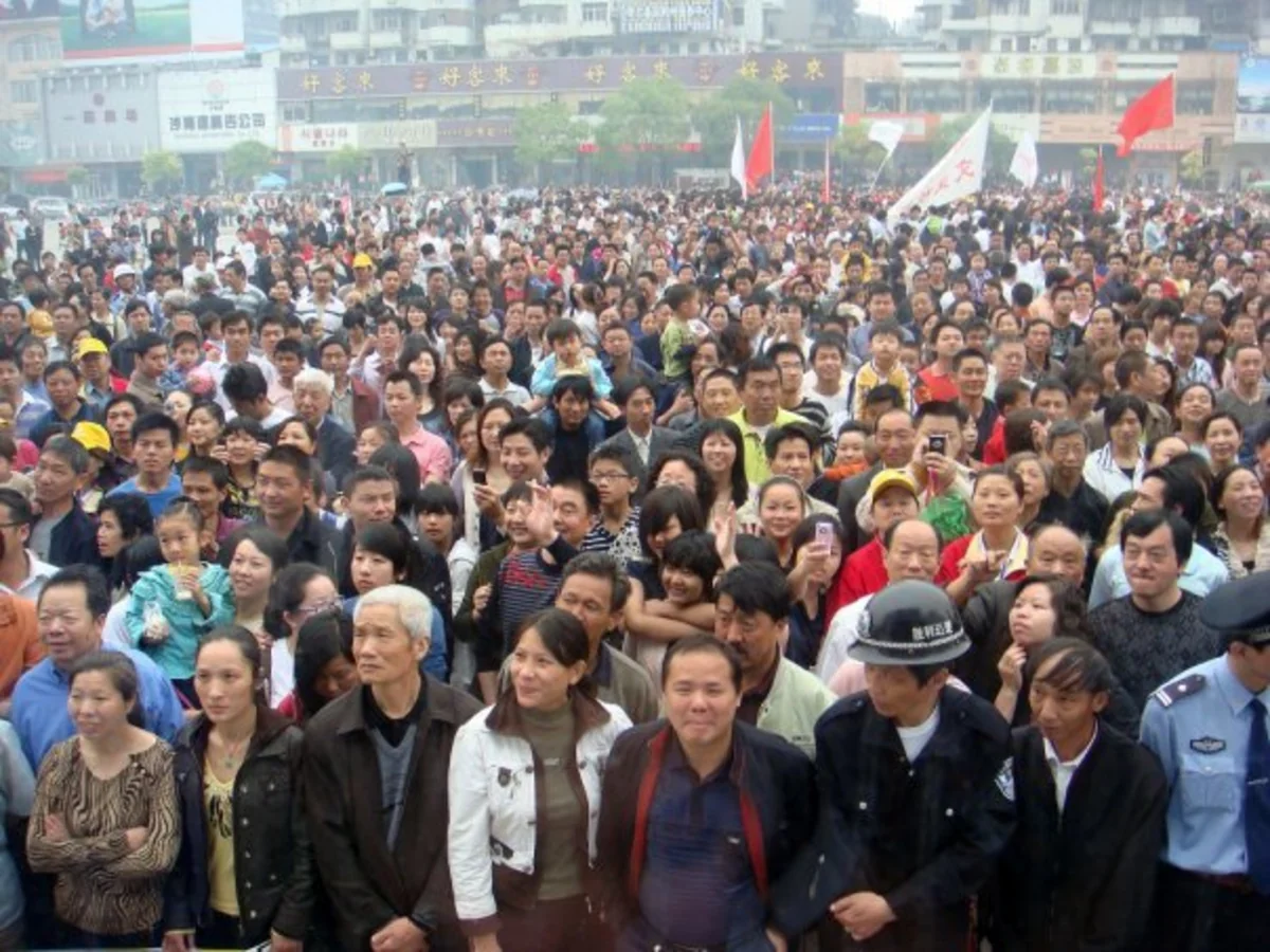 Население Китая сократилось впервые за 70 лет