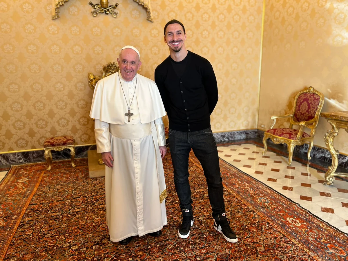 İbrahimoviç Roma Papası ilə görüşüb