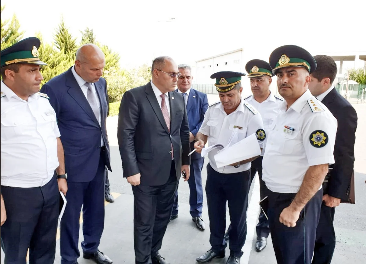 DGK sədri Biləsuvar gömrük postunda mövcud vəziyyətlə tanış olub