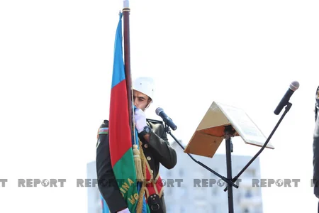 Прошла церемония выпуска учащихся Военного института имени Гейдара Алиева