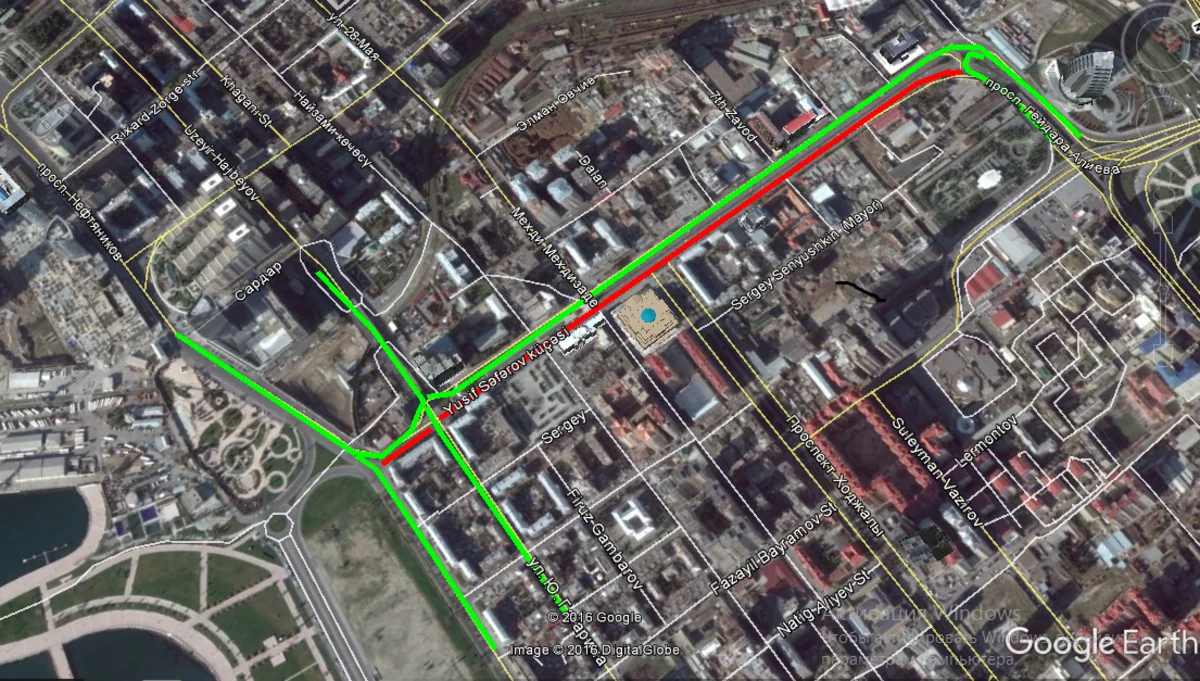 Bakının Yusif Səfərov küçəsində hərəkət məhdudlaşdırılır