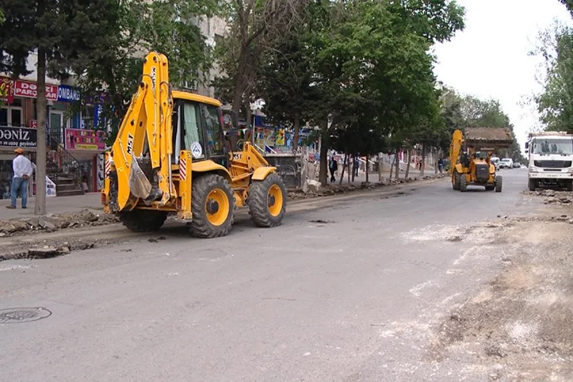 Bakıda daha iki küçənin təmirinə başlanılıb