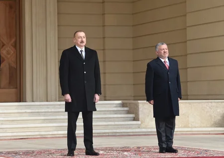 Official welcoming ceremony held for King Abdullah II of Jordan