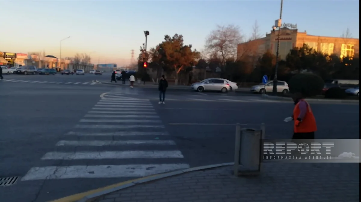 Sumqayıtda piyadanı avtobus vurub