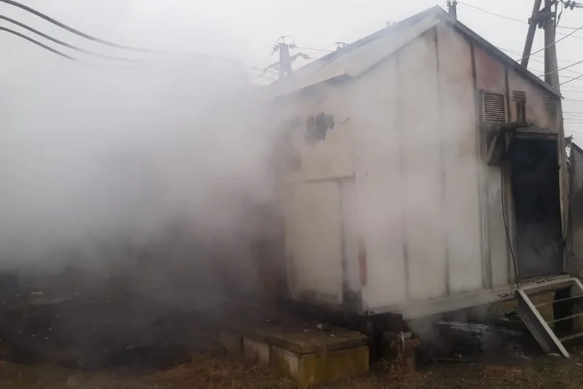 Tovuzda elektrik yarımstansiyasındakı yanğının səbəbi məlum olub