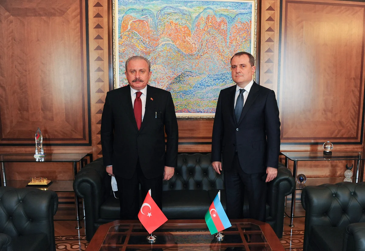 Jeyhun Bayramov, Speaker of Turkish Parliament hold meeting