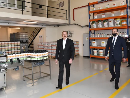 Prezident Hacıqabul Sənaye Məhəlləsinin açılışında iştirak edib - YENİLƏNİB