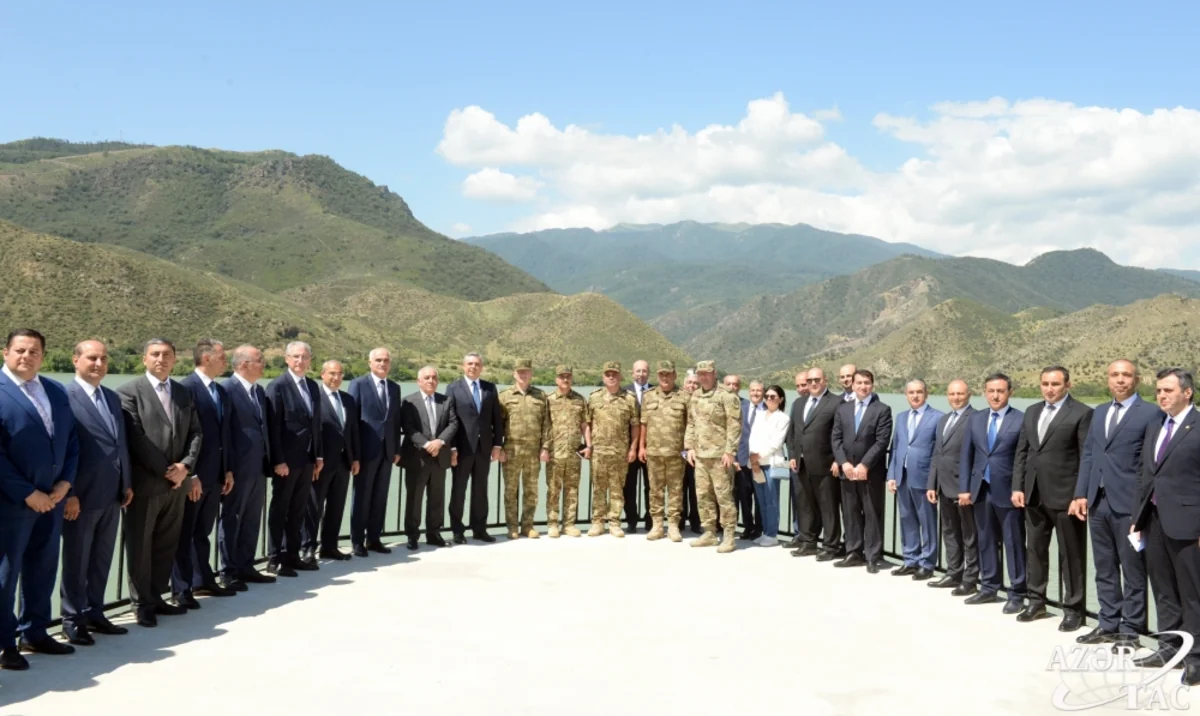 Əli Əsədov və Samir Nuriyev azad olunmuş ərazilərə səfər edib