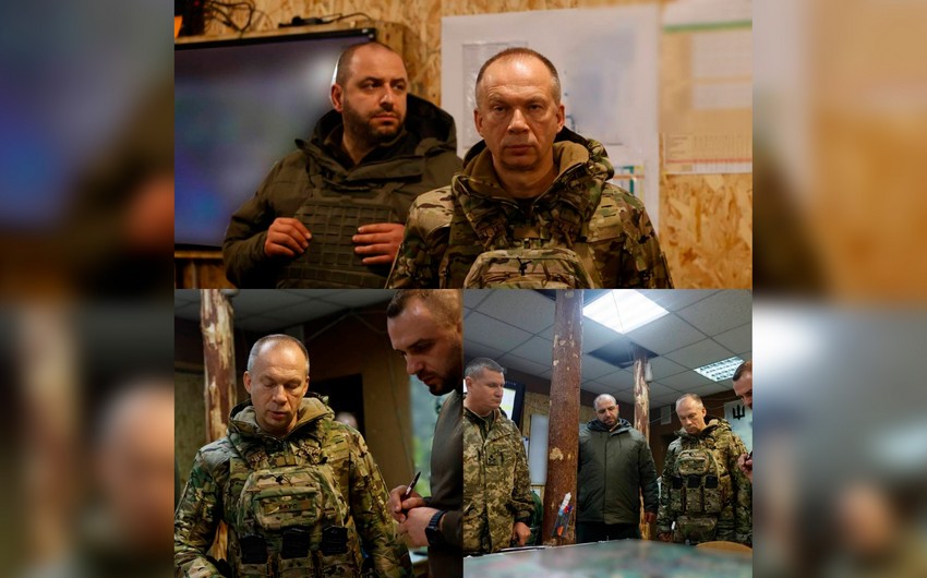 Defense Minister, Armed Forces Commander-in-Chief of Ukraine visit combat zone