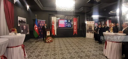 Gəncədə Türkiyə Cümhuriyyətinin 100 illiyi qeyd edilib