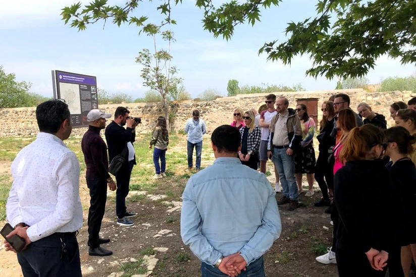 Çexiyalı alim və tələbələr Ağdamda olublar