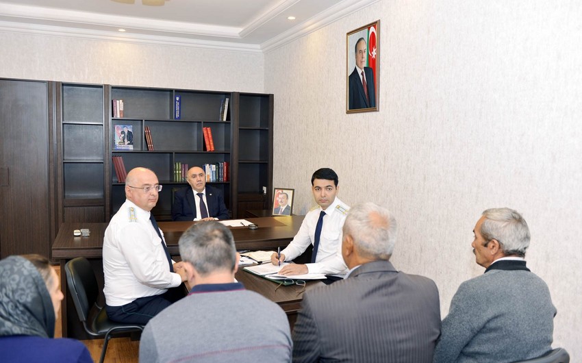 Baş prokuror Qubada vətəndaşları qəbul edib