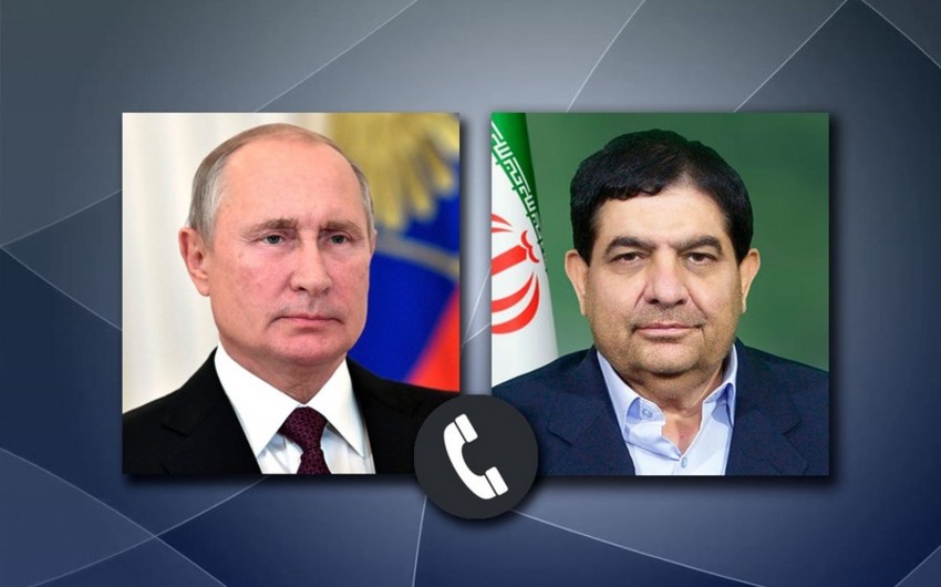 Vladimir Putinlə İran Prezidenti vəzifəsini icra edən Məhəmməd Moxber arasında telefon danışığı olub