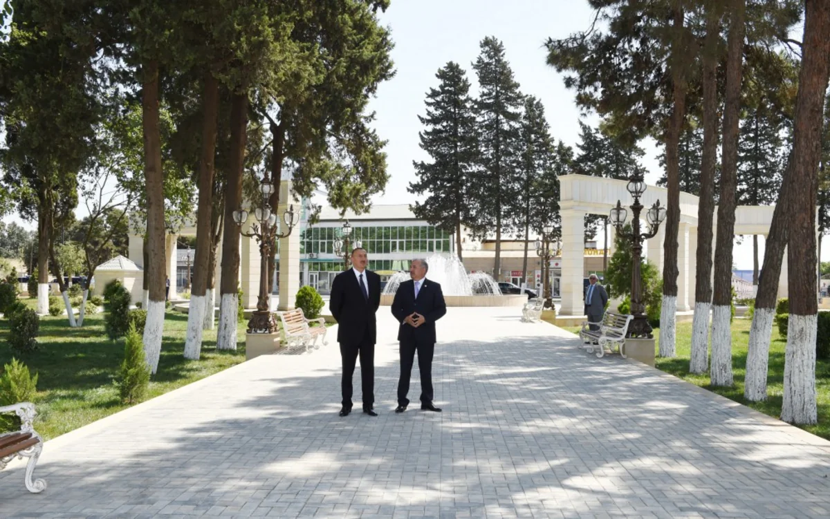 Cəlilabadda Heydər Əliyev adına park-bulvar salınıb