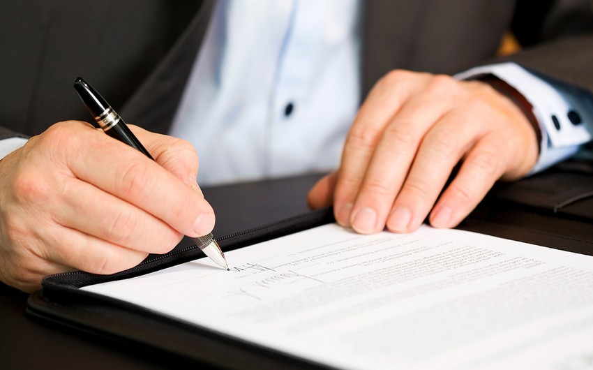 Document signed for organization of international events related to SMEs in Azerbaijan