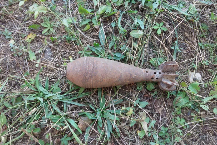 Qazaxda partlamamış minaatan mərmisi tapılıb