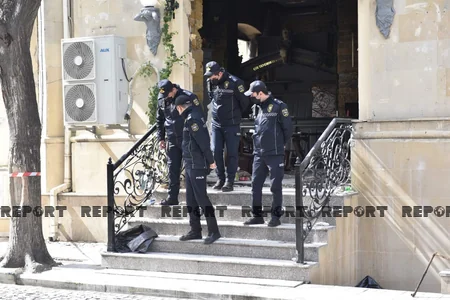 Gecə klubunda partlayışdan sonrakı vəziyyət