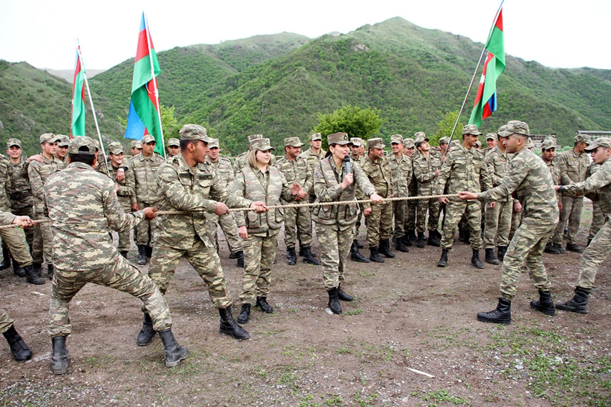 Several events held in military units stationed in liberated territories