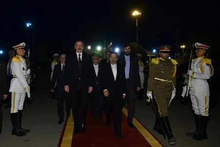 ​İlham Əliyevin İrana səfəri başa çatıb