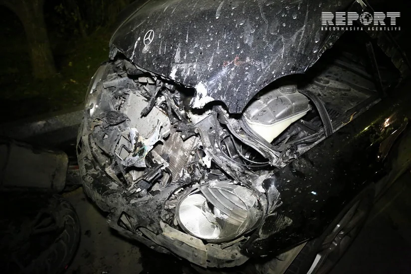 В Товузском районе перевернулся автомобиль, есть пострадавшие