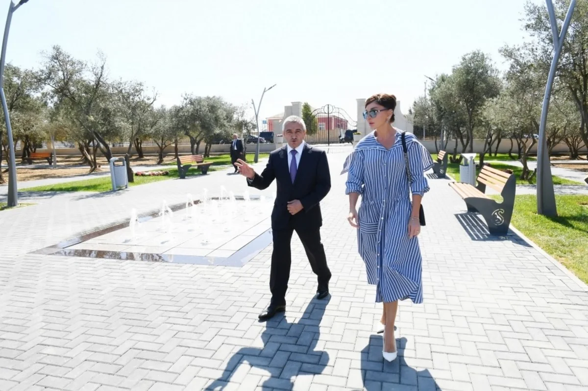 First Vice-President Mehriban Aliyeva viewed newly-built recreation park in Kurdakhani