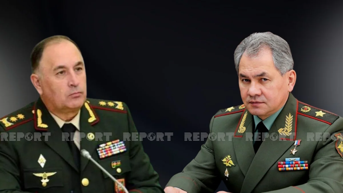Azərbaycanın Baş Qərargah rəisi Şoyqu ilə bölgədəki vəziyyəti müzakirə edib