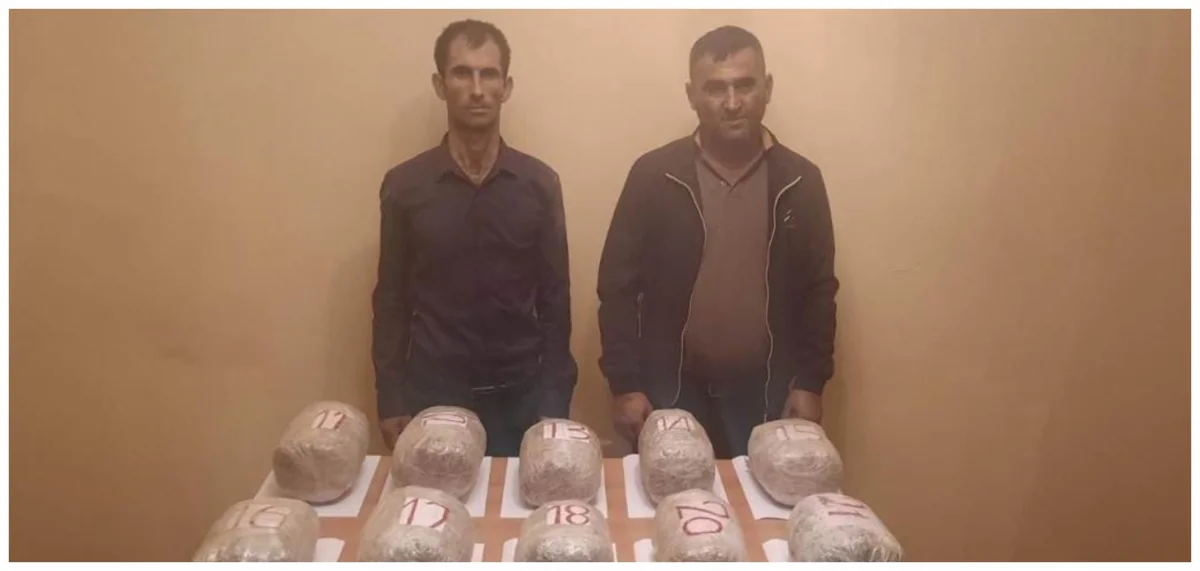 İrandan Azərbaycana 14 kq-a yaxın narkotikin keçirilməsinin qarşısı alınıb