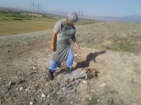 ANAMA: Horadiz şəhərində 2940 kv.m ərazi yoxlanılıb, hərbi sursat aşkarlanmayıb