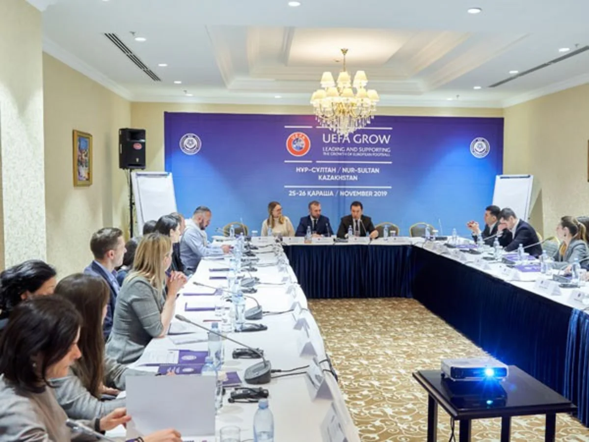 AFFA rəsmiləri Nur-Sultandakı UEFA GROW layihəsinin növbəti seminarında iştirak ediblər