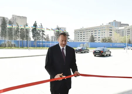 Prezident İlham Əliyev Bakı Konqres Mərkəzinin açılışında iştirak edib