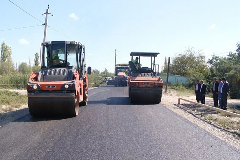 Sabirabadda 43 km-lik yol tikilir