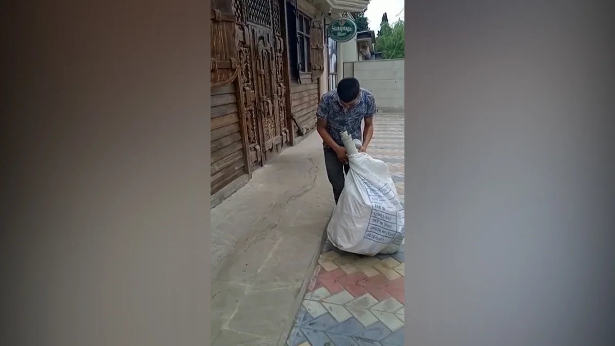 Çay evindən oğurluq edən şəxs saxlanılıb - VİDEO