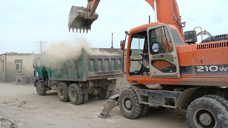 ​Nardaranda daha bir yolda yenidənqurma işləri aparılır