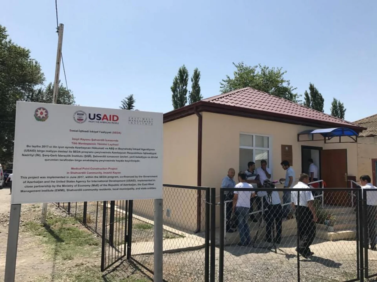 ABŞ və Azərbaycan İmişli rayonunda tibbi xidmətləri təkmilləşdirir