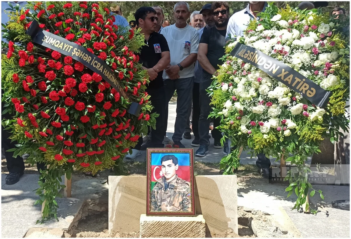 Sumqayıtda Birinci Qarabağ müharibəsinin şəhidi Elman Cavadov dəfn edilib - YENİLƏNİB