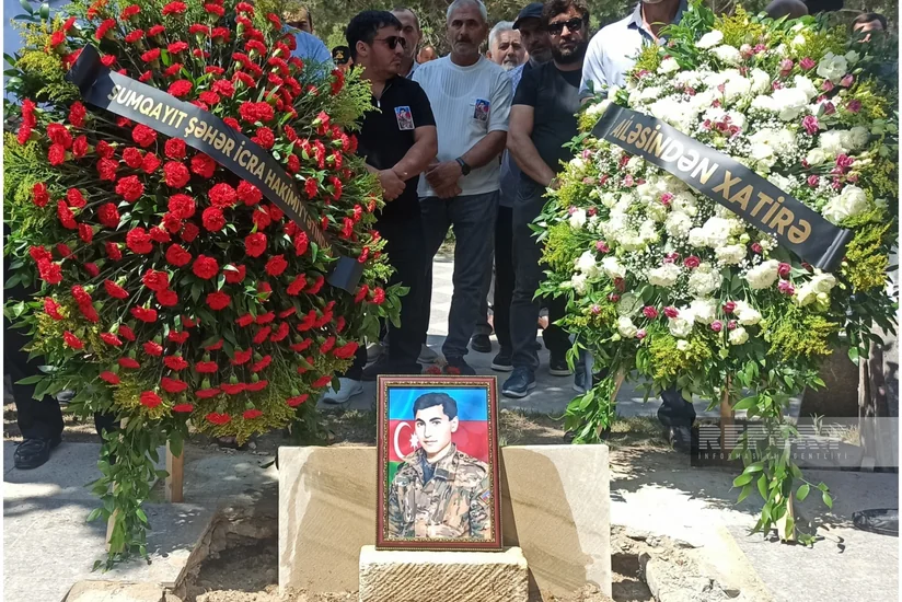 Sumqayıtda Birinci Qarabağ müharibəsinin şəhidi Elman Cavadov dəfn edilib - YENİLƏNİB