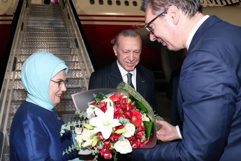 Ərdoğan Serbiyaya səfər edib