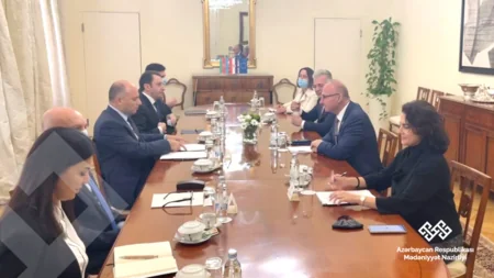 Anar Kərimov Xorvatiyanın xarici və Avropa işləri üzrə naziri ilə görüşüb