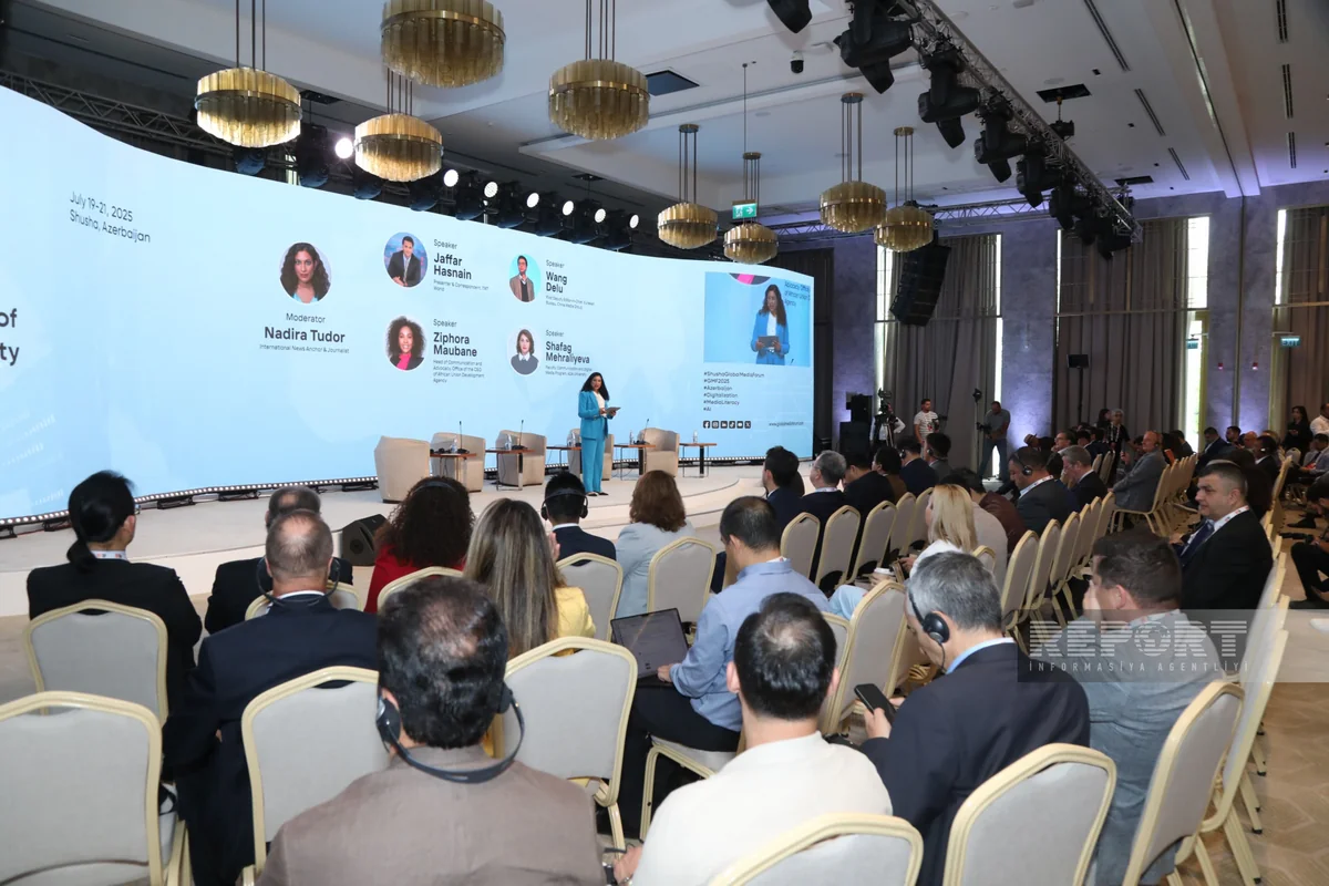 Şuşada III Qlobal Media Forumunun üçüncü günü başlayıb