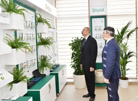 Prezident İlham Əliyev Tərəvəzçilik Elmi-Tədqiqat İnstitutunun açılışında iştirak edib - YENİLƏNİB