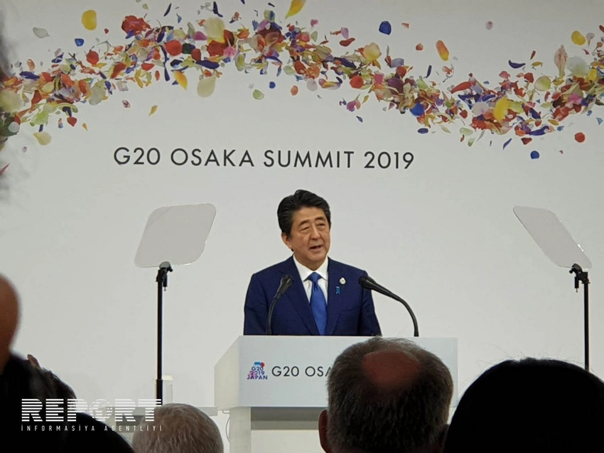 Şinzo Abe: G20 liderləri İran ətrafındakı gərginlikdən narahatdır