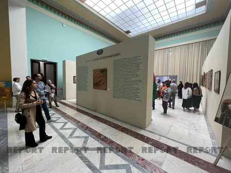 Moskvada azərbaycanlı rəssamın sərgisi açılıb
