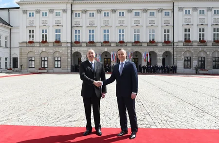 Official welcome ceremony held for President Ilham Aliyev in Warsaw