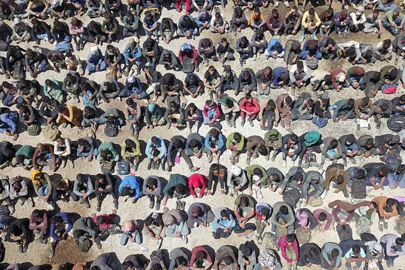 Türkiyədə sərhədi keçmək istəyən 113 əfqan miqrant saxlanılıb